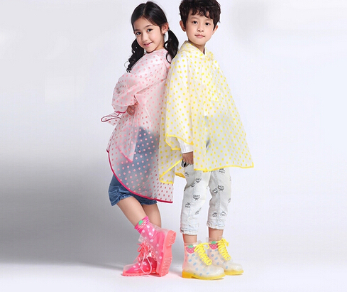 м ѱ     Ÿ ȭ â  ߿ м ʸ β /Fashion Korean children raincoat thickened Siamese transparent cape-style cartoon baby creati